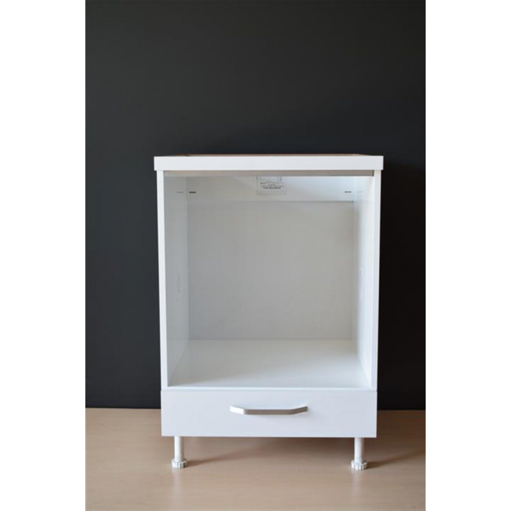 Beyaz Ankastre Mutfak Dolabı Mdf Tezgah Yanı