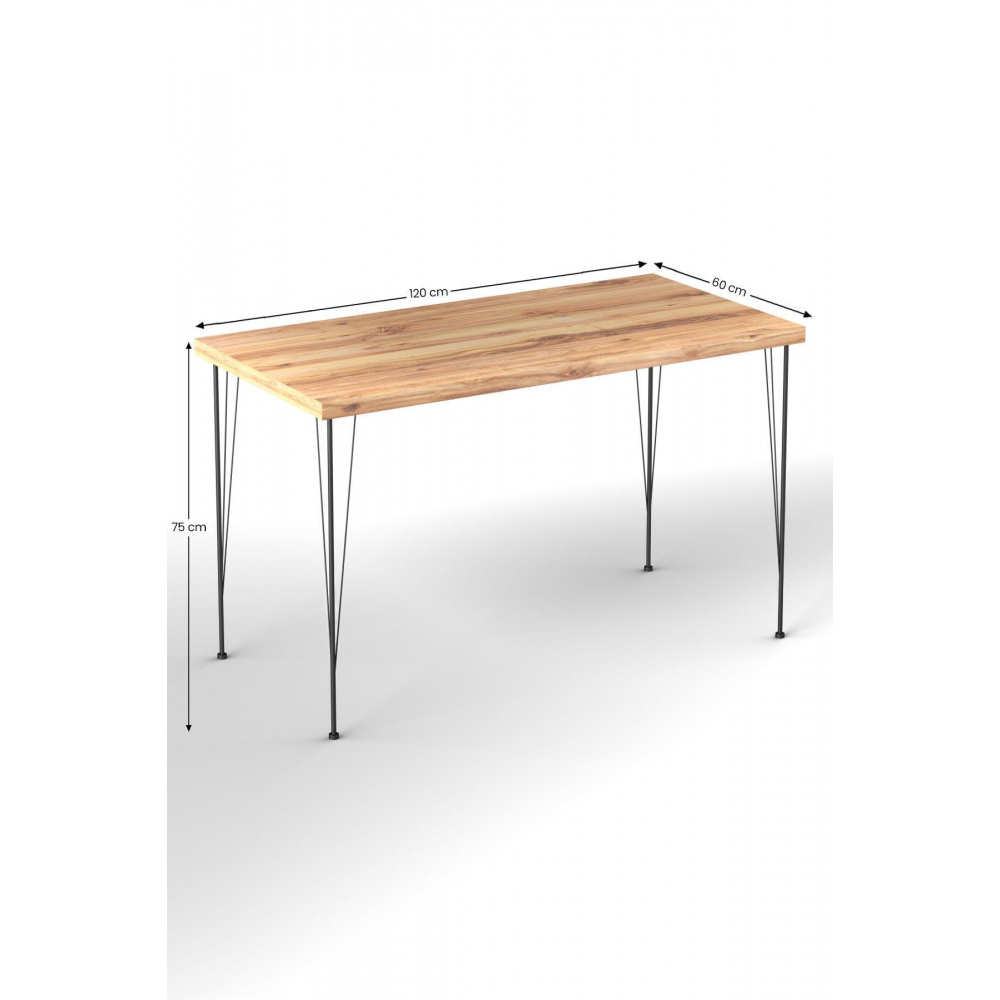 120* 60 Yemek Masa Takımı Mutfak Masası Cafe Masası 4 Adet Tel Sandalye 1 Adet Masa