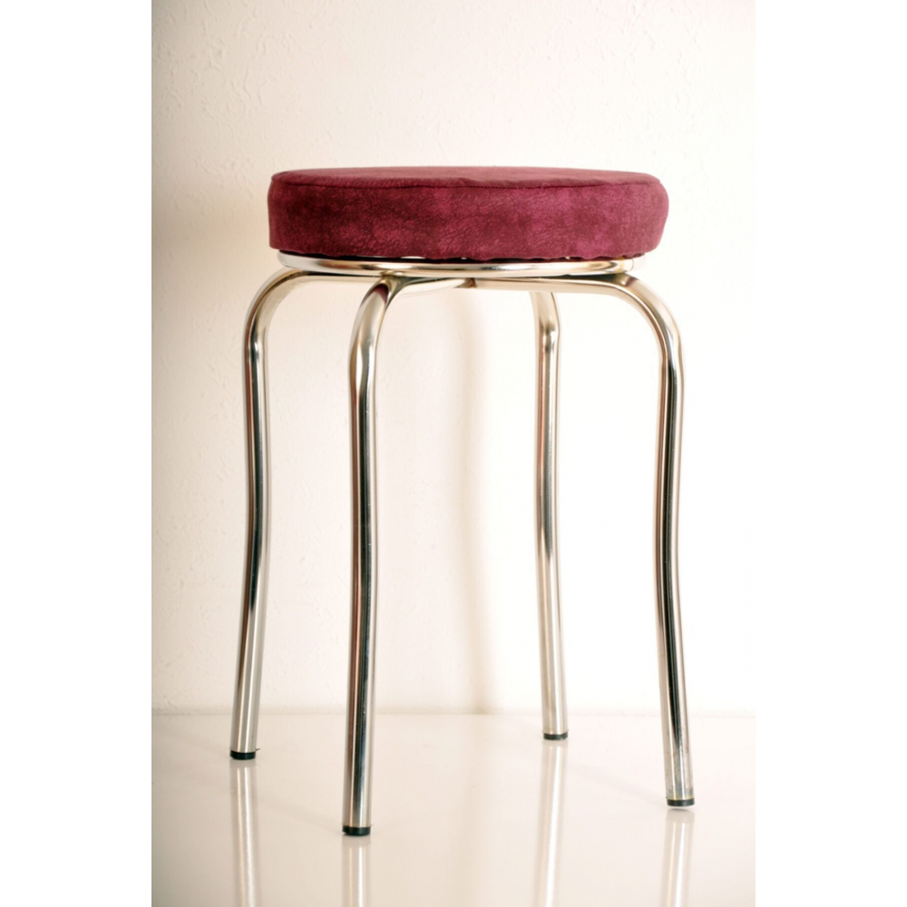 6 Adet Renkli Kumaş Ahtapot Tabure Mutfak Taburesi Demir Tabure (MONTAJLI GÖNDERİM)