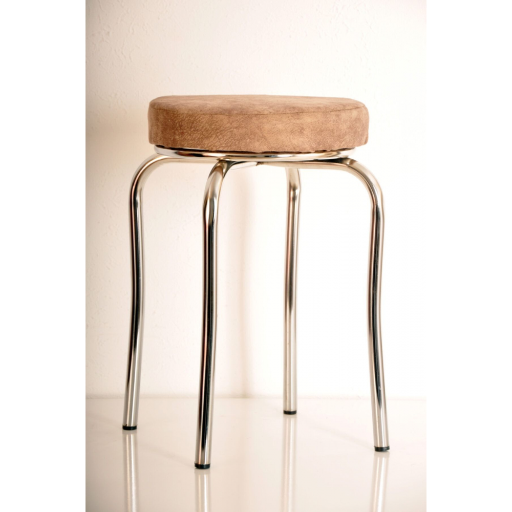 6 Adet Renkli Kumaş Ahtapot Tabure Mutfak Taburesi Demir Tabure (MONTAJLI GÖNDERİM)