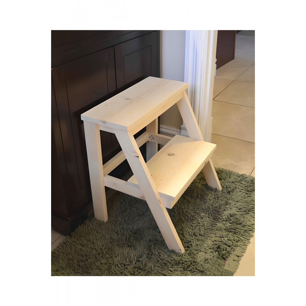 Merdiven Tabure ,ahşap Basamak Yükseltici Tbr001