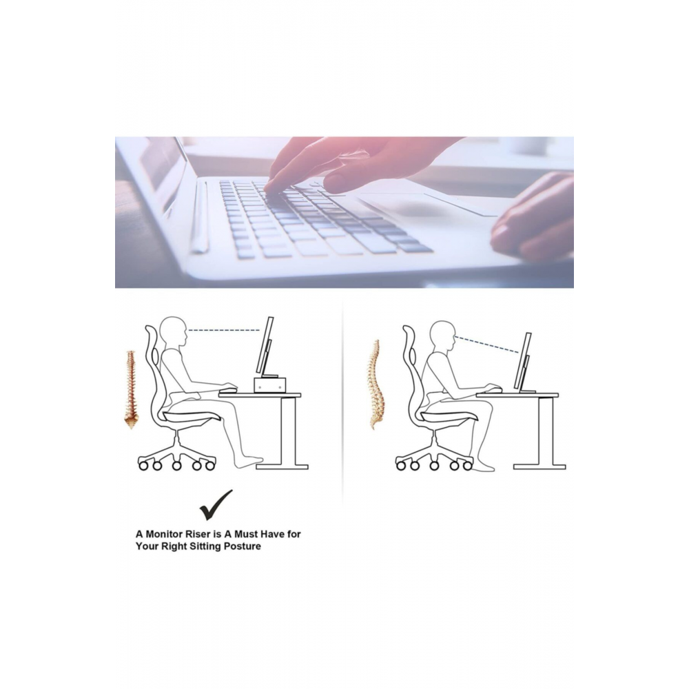 Safir Monitör Yükseltici Laptop Stand