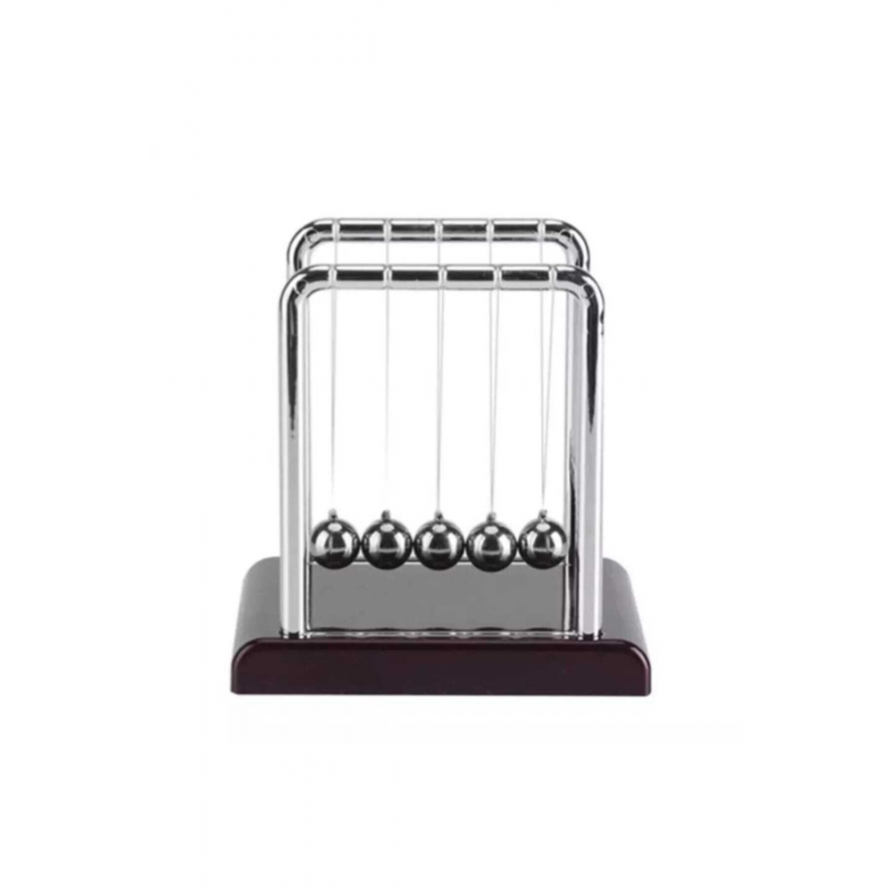 Masa Üstü Çarpışan Denge Topları stres Newton Küçük Boy 10 x7cm