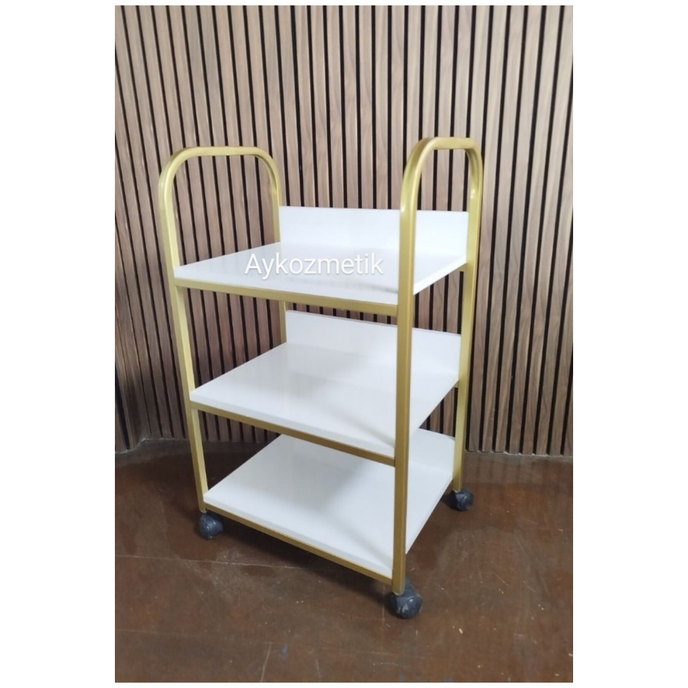 Etejer ( tekerlekli )golt,beyaz