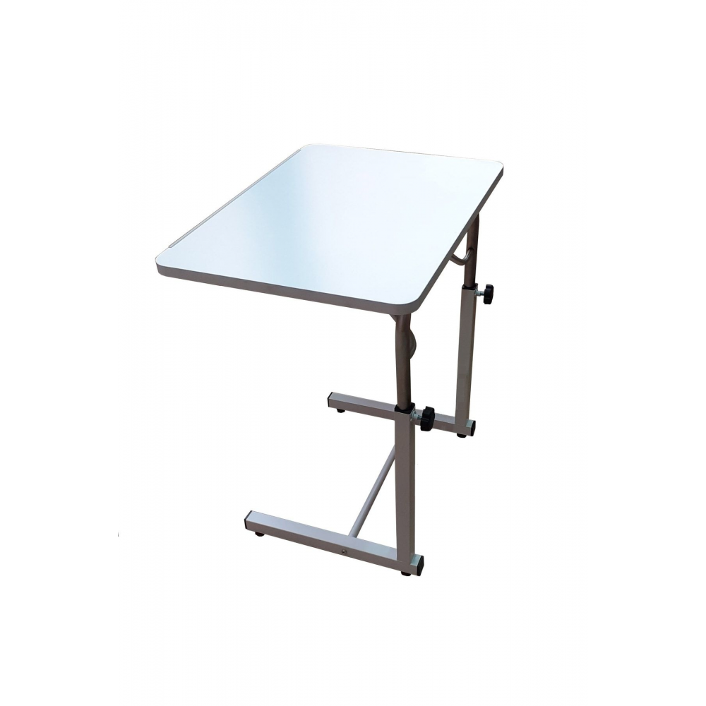 Tekerlekli Notebook Laptop Çalışma Sehpası Eğim Ve Yükseklik Ayarlı Akrobat Ders Yemek Çekyat Masası
