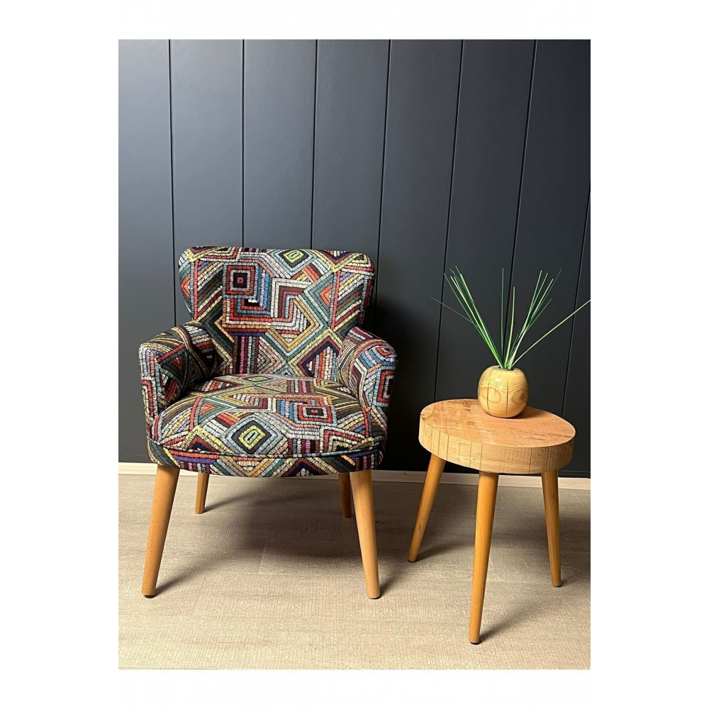 Berjer  Tekli Koltuk  Cafe Ofis Balkon Kafe Bahçe  Dijital Baskı