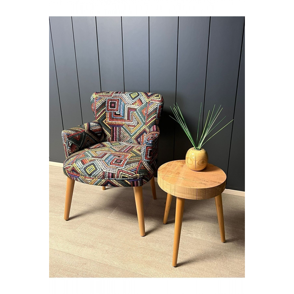 Berjer  Tekli Koltuk  Cafe Ofis Balkon Kafe Bahçe  Dijital Baskı