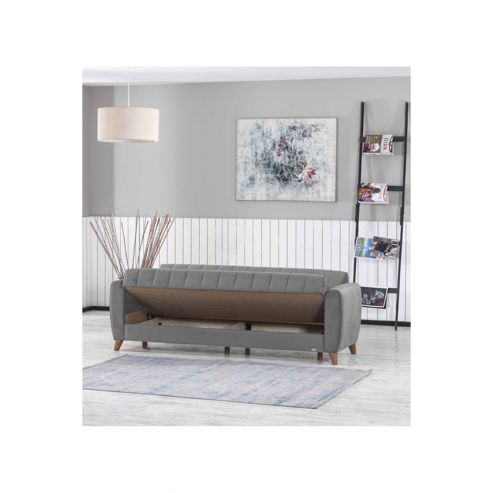 Daisy 3 Lü Kanepe ( Açık Gri )