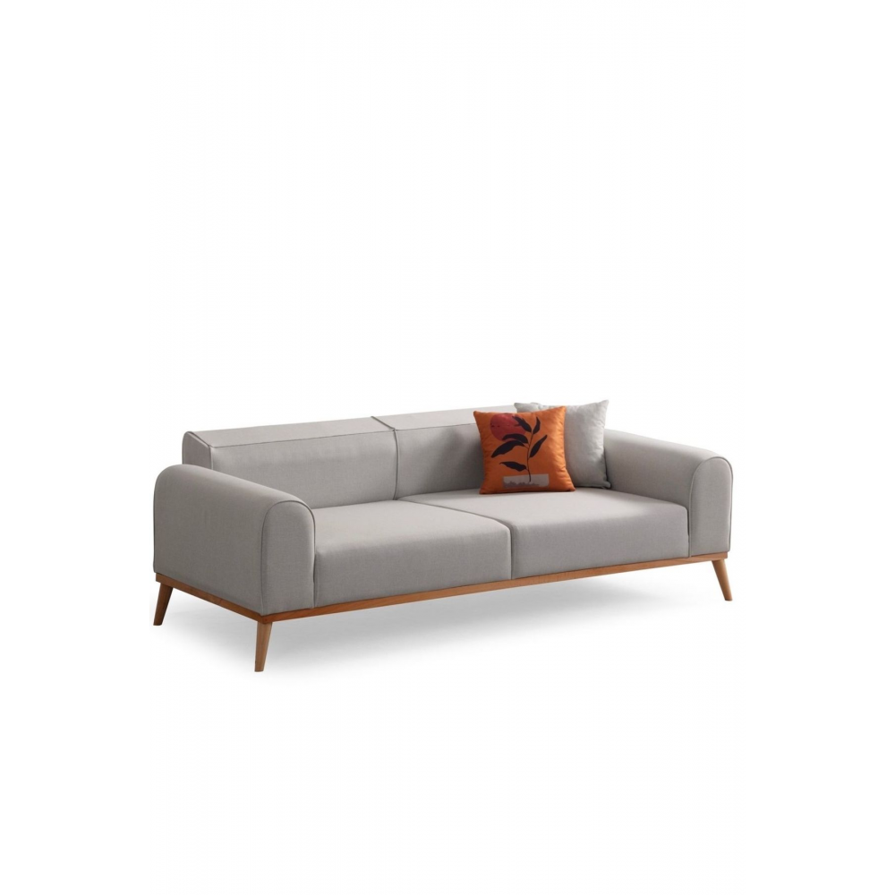 Rebul 3'lü Koltuk Krem