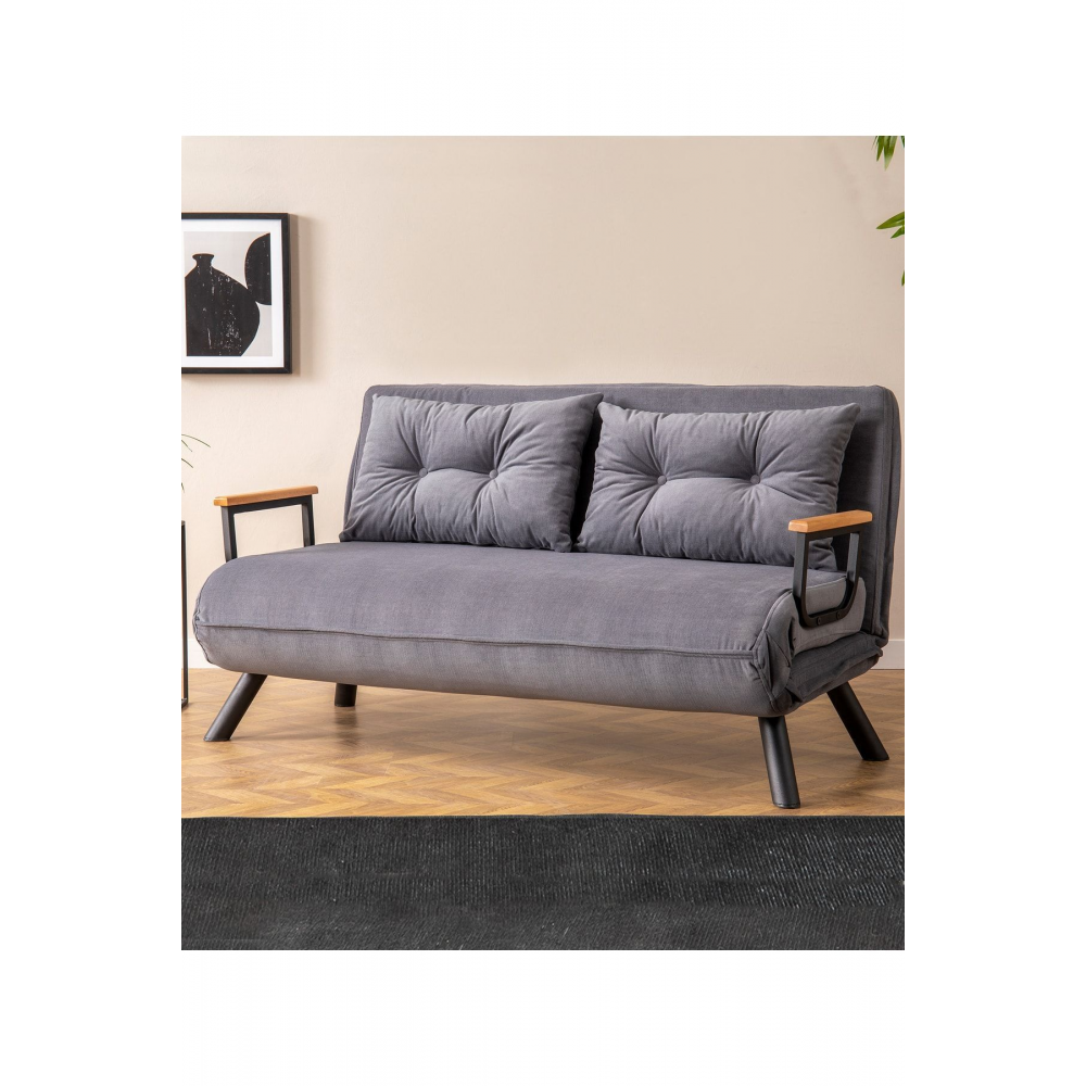 Sando Ikili Katlanır Yataklı Koltuk - Gri