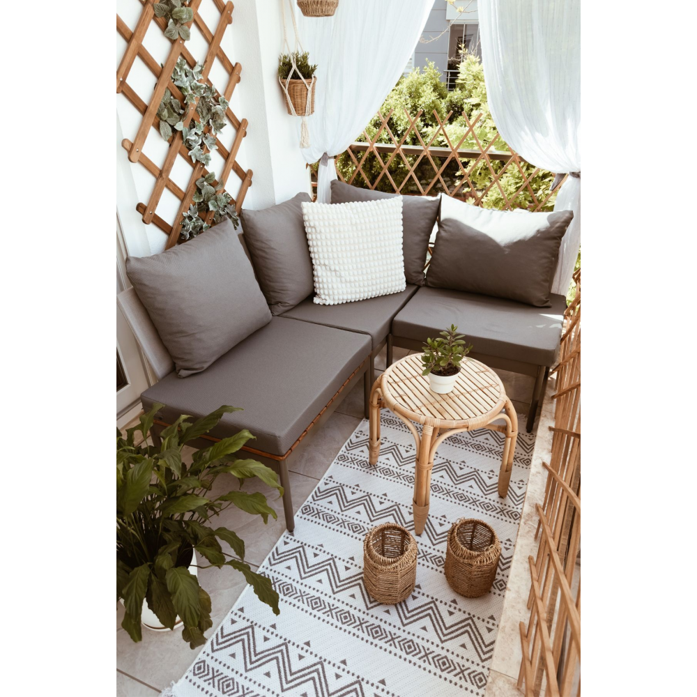 Mini Multilounge Bahçe Balkon Mobilyası, Şezlong