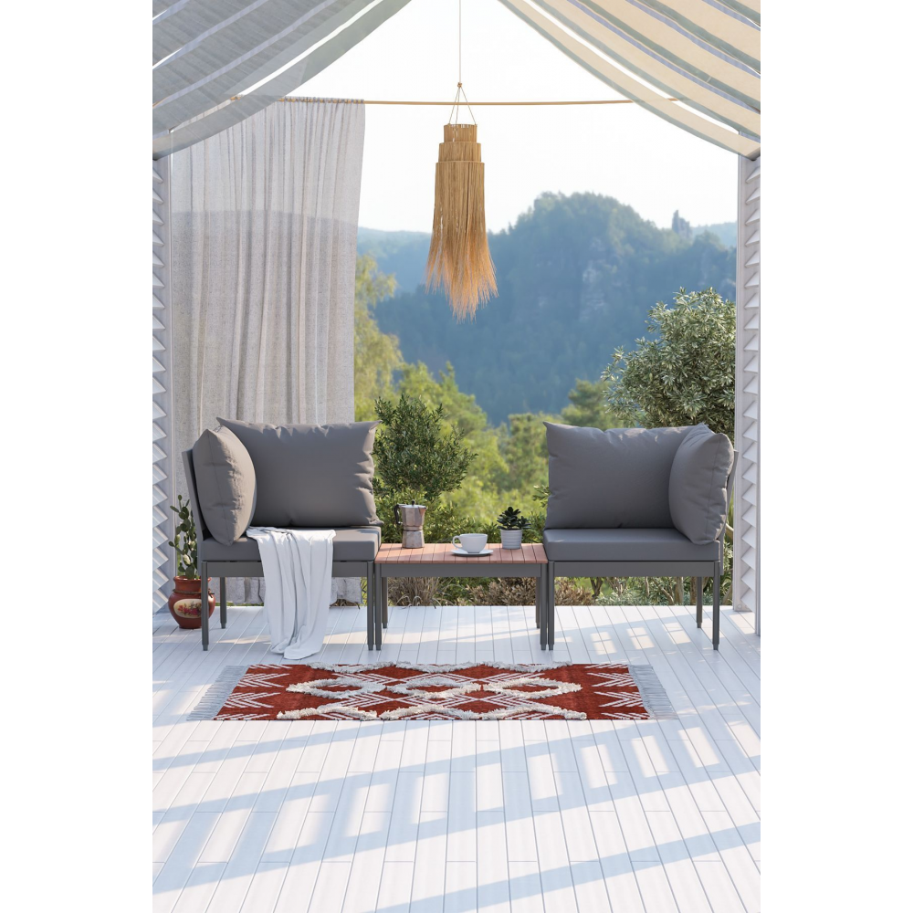 Mini Multilounge Bahçe Balkon Mobilyası, Şezlong