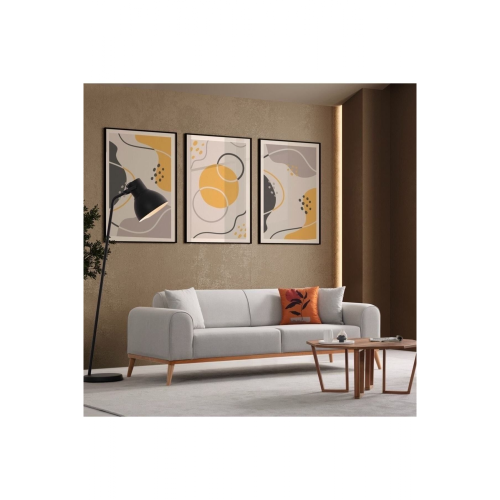 Rebul 3+3+1 Koltuk Takımı Bej Renk