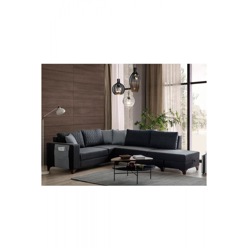 Antrasit Loft Köşe Koltuk Takımı