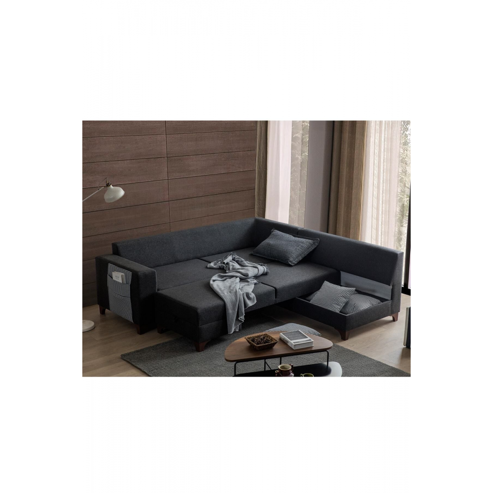 Antrasit Loft Köşe Koltuk Takımı