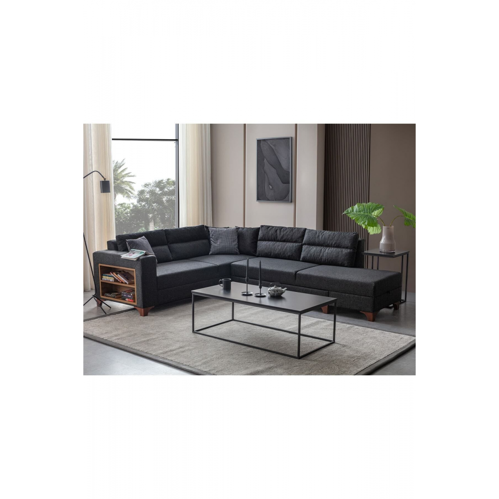 Tloft Köşe Koltuk Takımı Antrasit