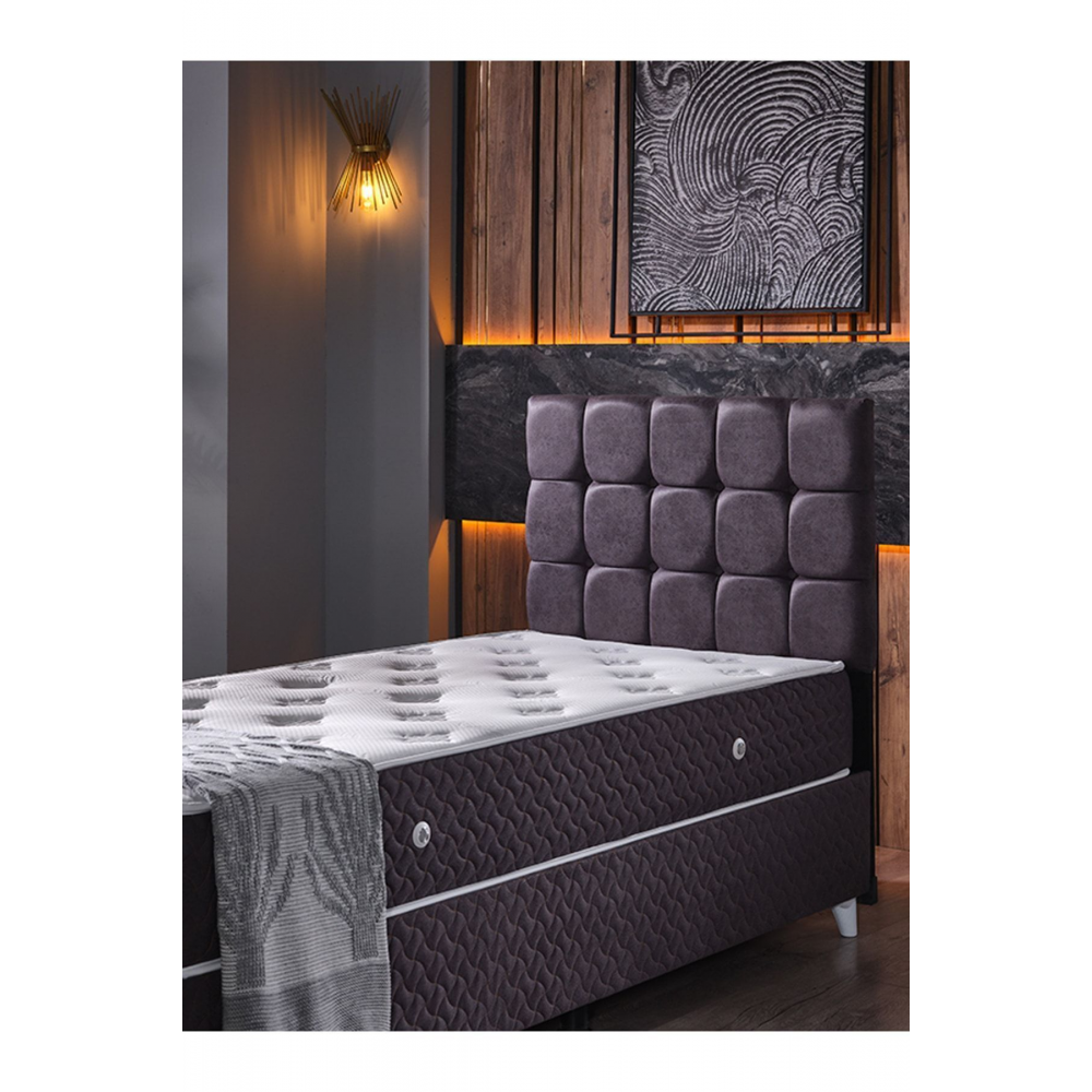 90x190 Bengü (BAZA BAŞLIK YATAK)tek Kişilik Set