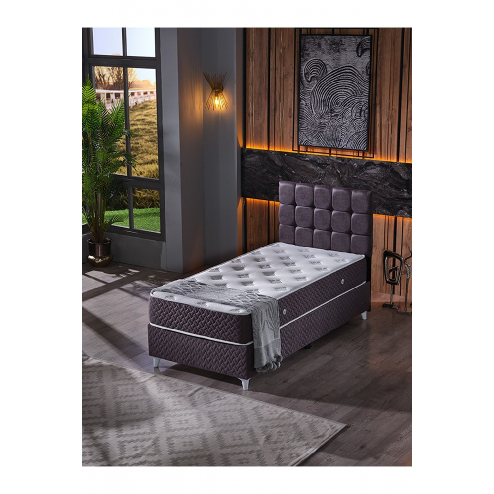 90x190 Bengü (BAZA BAŞLIK YATAK)tek Kişilik Set