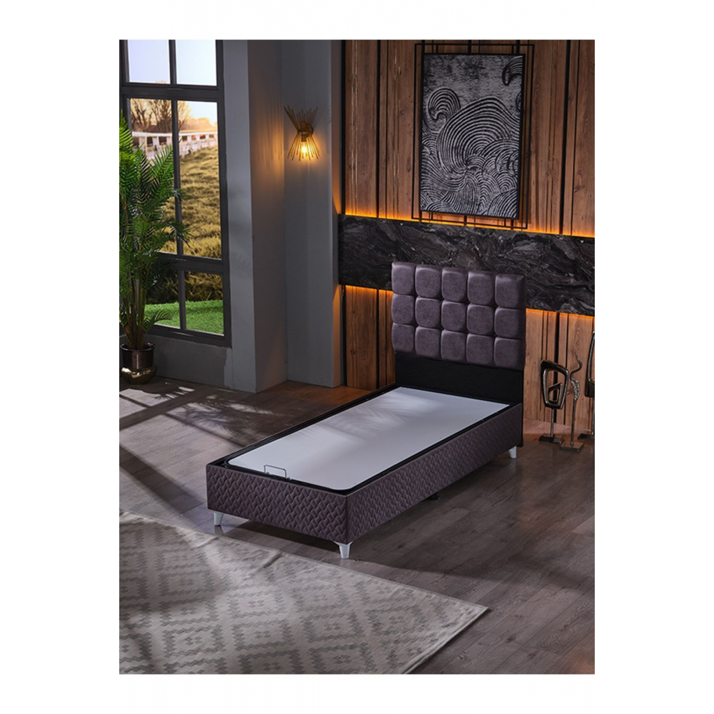 90x190 Bengü (BAZA BAŞLIK YATAK)tek Kişilik Set