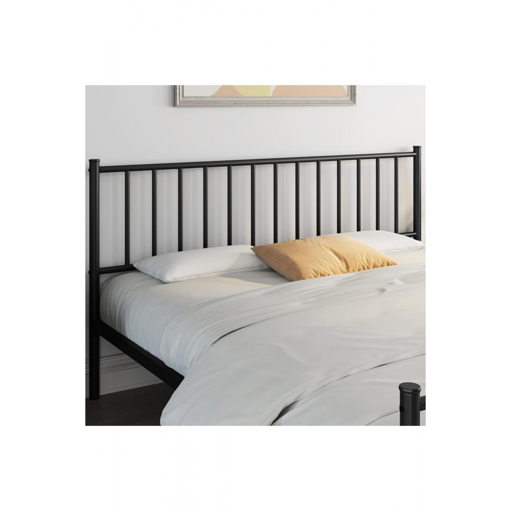 Metal Karyola, Çınar Metal Karyola Siyah Beyaz Gold renk seçenekli, Çift Kişilik