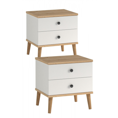 Luce Çekmeceli Komodin 2'li Set