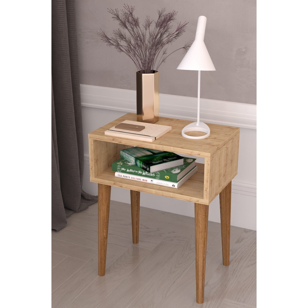 Retro Komodin - Meşe