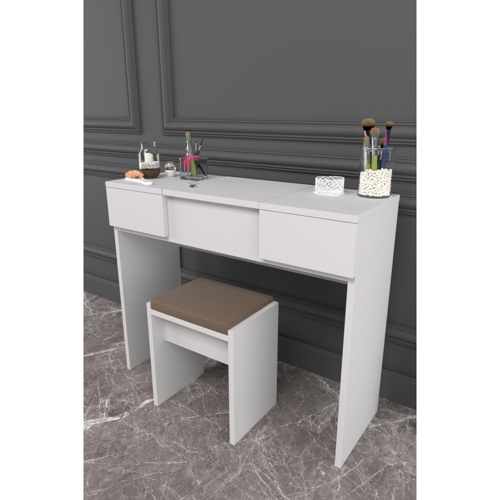 Martı Makyaj Masası Beyaz