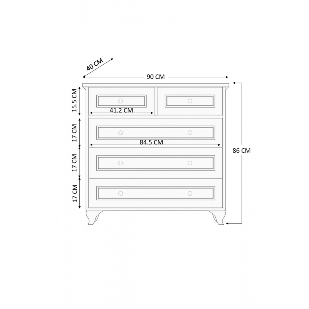 Izel Country Şifonyer
