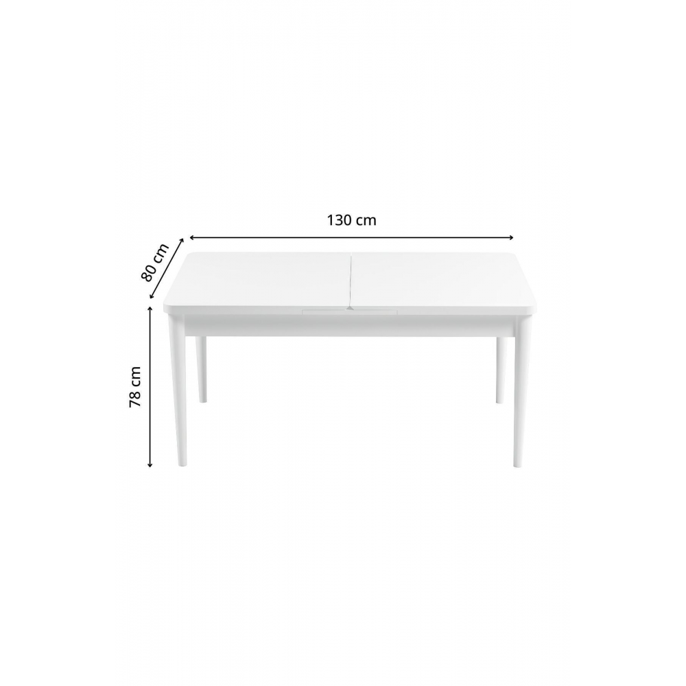 Yemek Masası Ahşap Masa Kelebek Masa Açılır Kapanır 6 Kişilik Masa