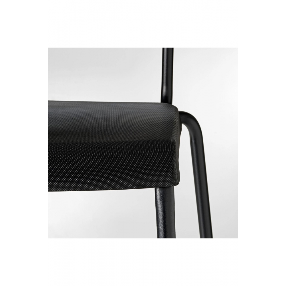 AKDENİZ STIG siyah 63 cm modern bar sandalyesi