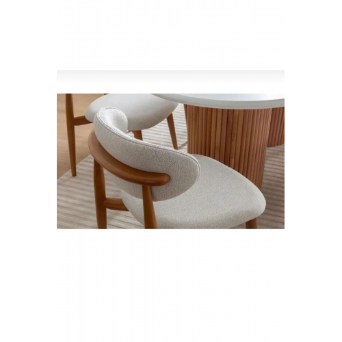 Bohem Yemek Masası Sandalyesi Ahşap Sandalye Polo Mutfak Sandalyesi Salon Sandalyesi