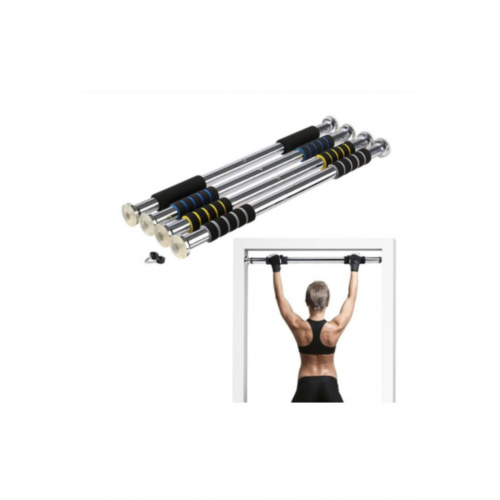 Koridor Kapı Barfiksi Barfix Aleti Çubuğu Çekme Barı 80-130 Cm Arası Barfiks Demiri Barı