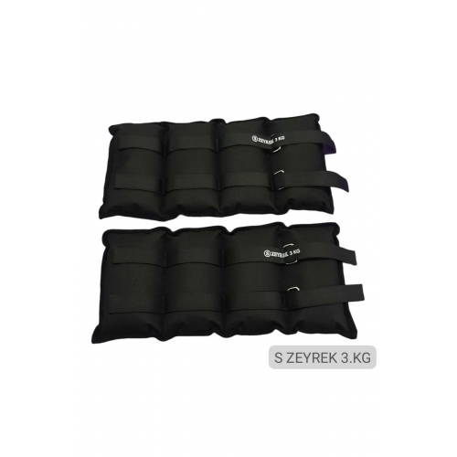 3 Kg × 2 Adet Toplam 6 Kg El Ayak Bilek Kas Güçlendiriçi Ağırlık Seti Kum Ağırlık Torbası