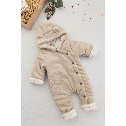 Ayıcık Figürlü Welsoft Peluş Astronot Bebek Tulum