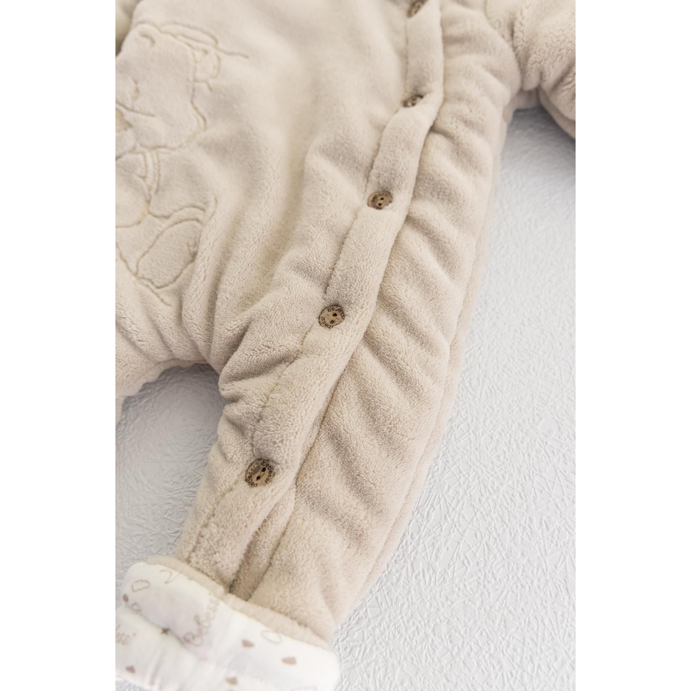 Ayıcık Figürlü Welsoft Peluş Astronot Bebek Tulum