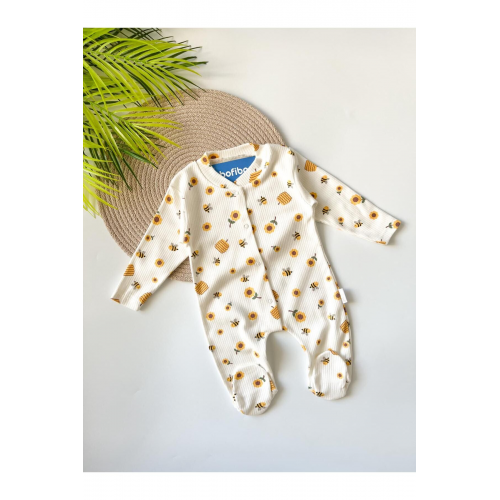 Baskılı Bebek Tulumu