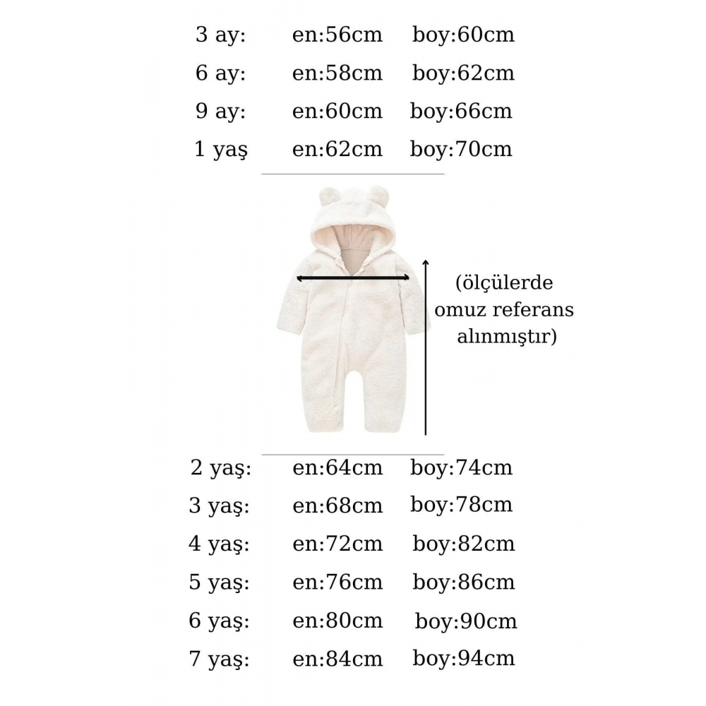 Erkek Kız Bebek Ve Çocuk Peluş Ayıcık Tavşan İkili Tulum