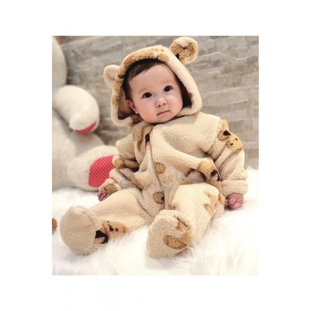 Yeni Doğan Ayıcık Teddy Bear Peluş Bebek Tulum Astronot Tulum Havlu Tulum