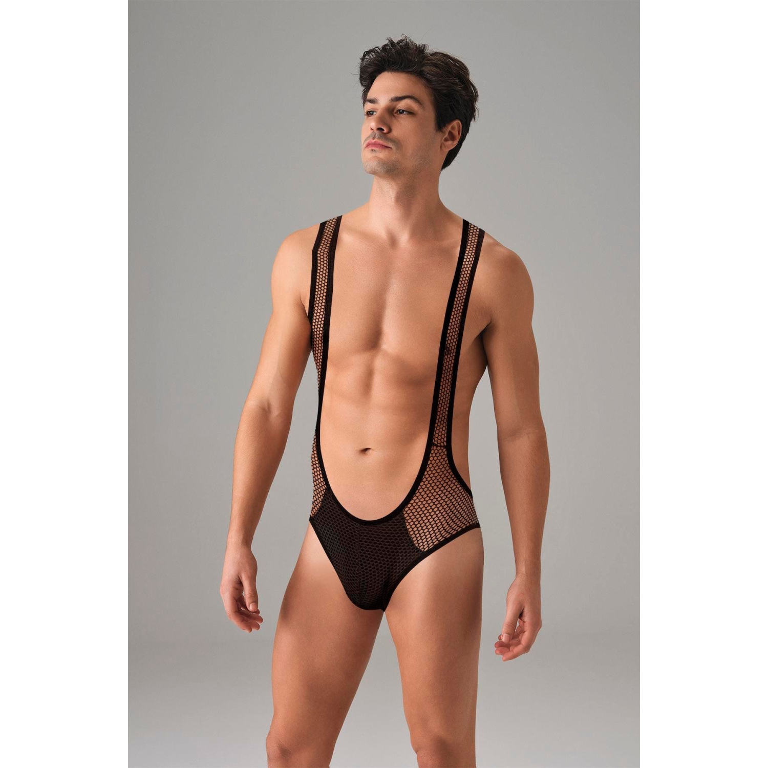 ERKEK FİLE KUMAŞ ASKILI JOCKSTRAP BODY 3053