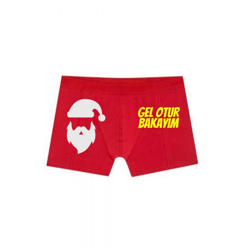 Noel Baba Yılbaşı Gel Otur Bakayım Boxer