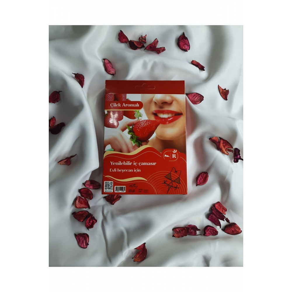 YENİLEBİLİR FANTAZİ İÇ ÇAMAŞIRI(ÇİLEKLİ)