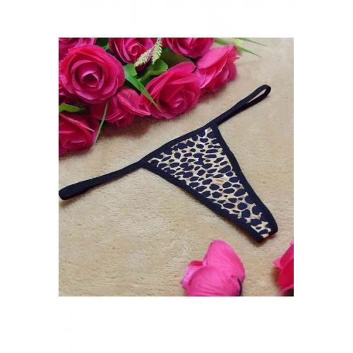 Leopar Desenli Tanga - Ms7608