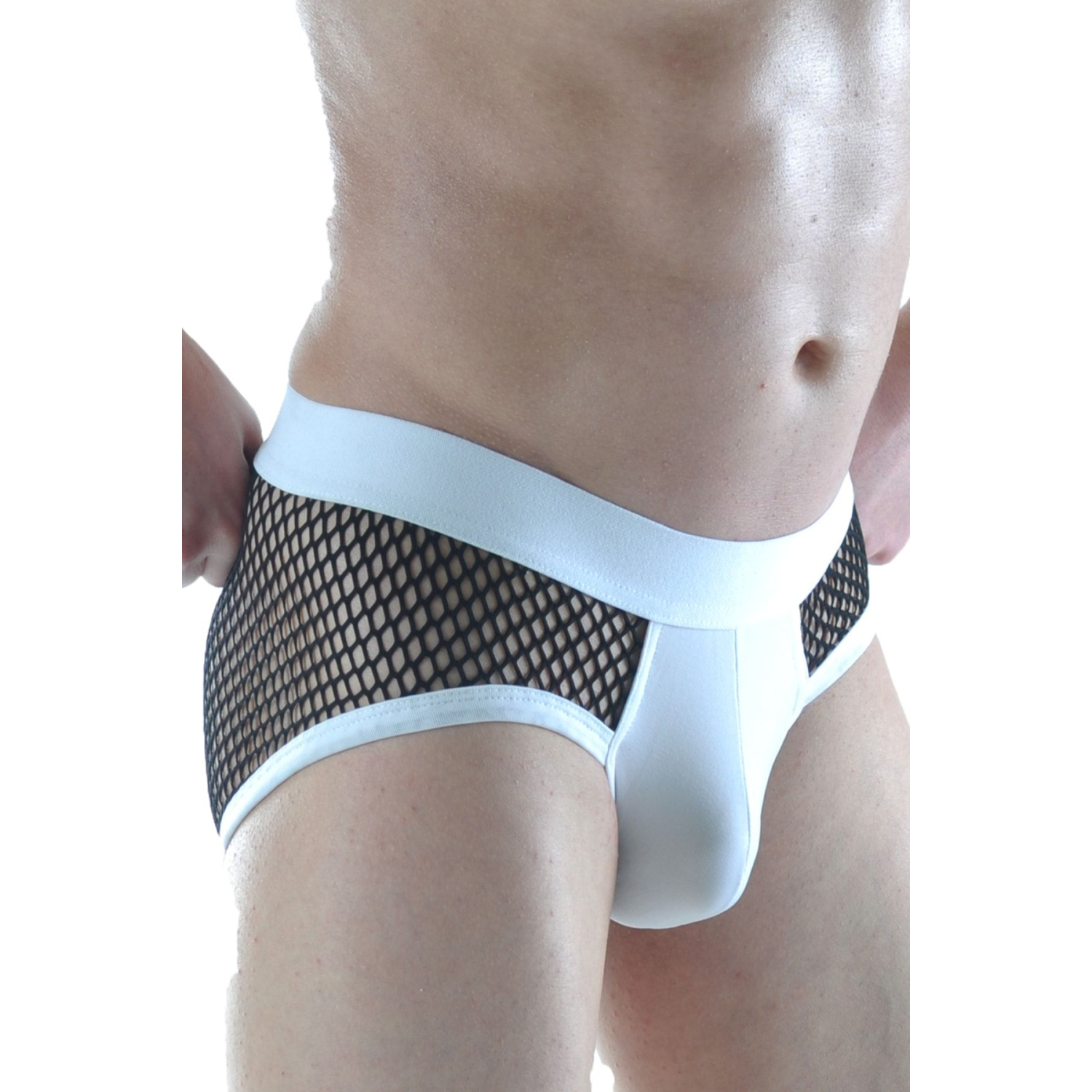 Erkek Fantezi Fileli Slip Iç Giyim