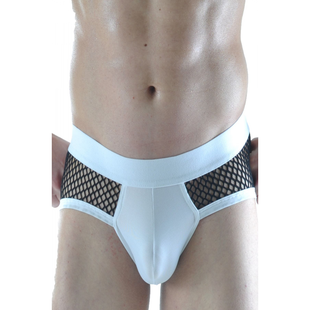 Erkek Fantezi Fileli Slip Iç Giyim