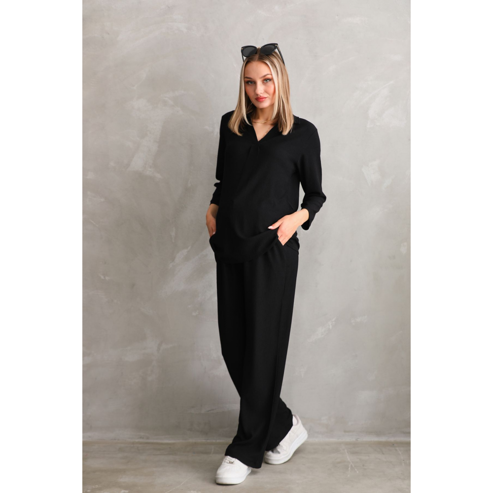 Hamile ve Lohusa Uzun Kol V Yaka Alt Üst Takım