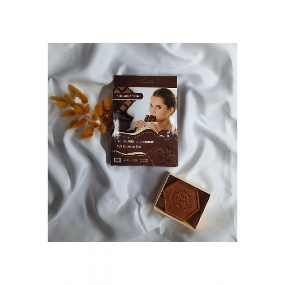 İKİLİ YENİLEBİLİR FANTAZİ İÇ ÇAMAŞIRI( ÇİLEK-ÇİKOLATA)