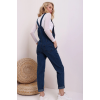 Kadın Koyu Mavi Denim Bahçıvan Salopet DF-SL1000