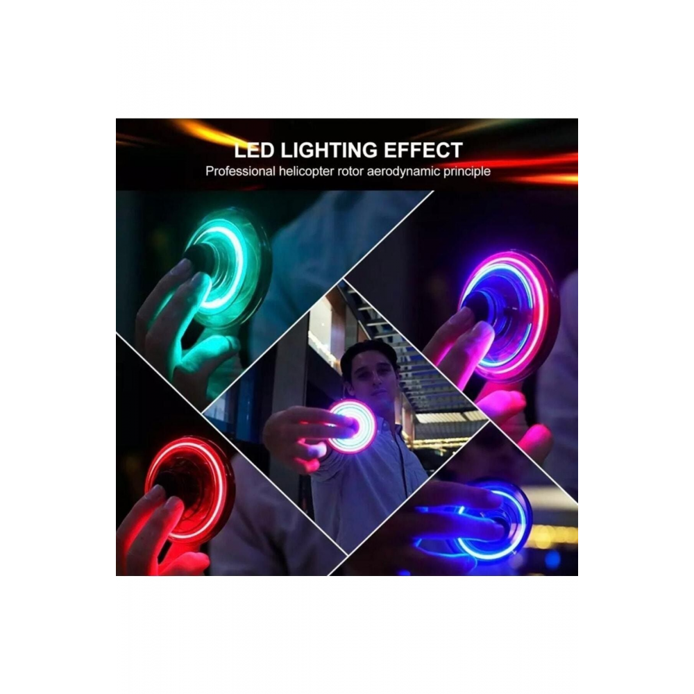 Uçan Ufo Şarjlı Mini 360° Flyıng Star Dönen Mini Drone Helikopter Kırmızı Bumerang