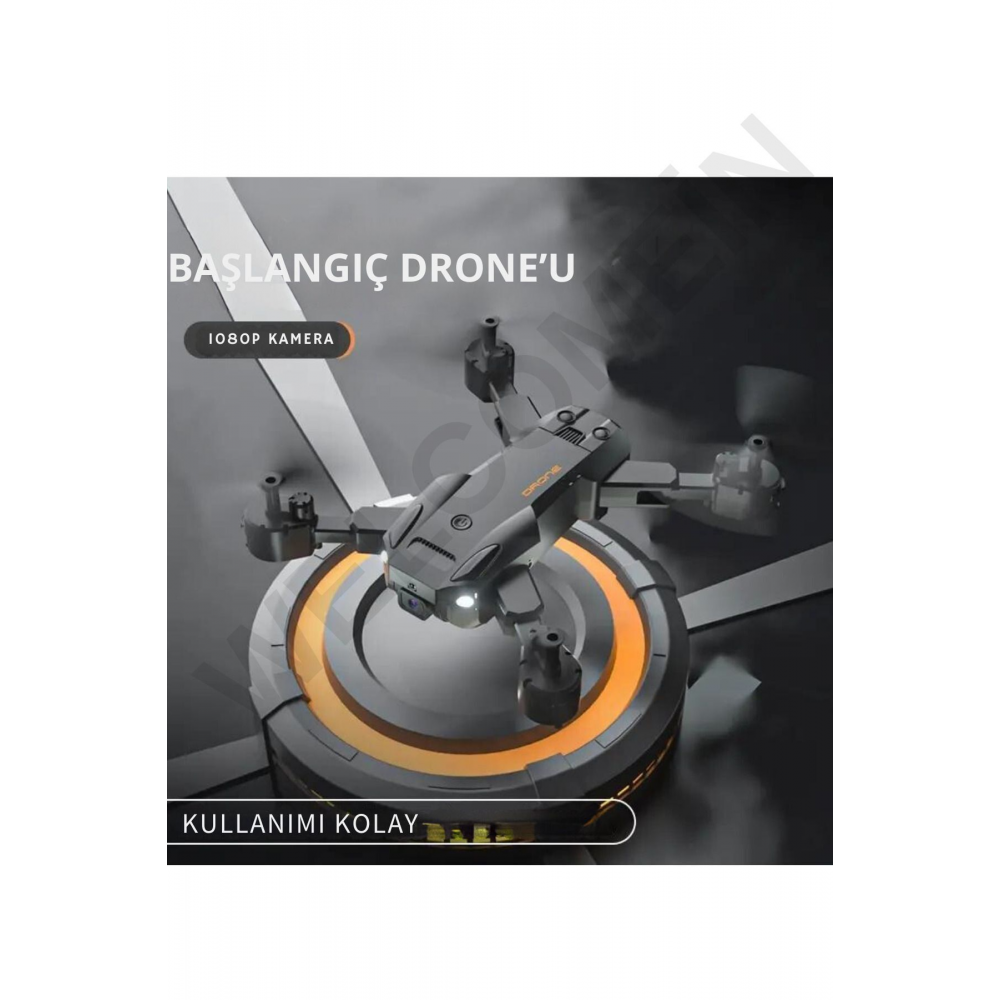 Astro 1080P HD Kameralı Drone Katlanabilir Taşıma Çantalı 4 Pervaneli Havada Stabil Kalma