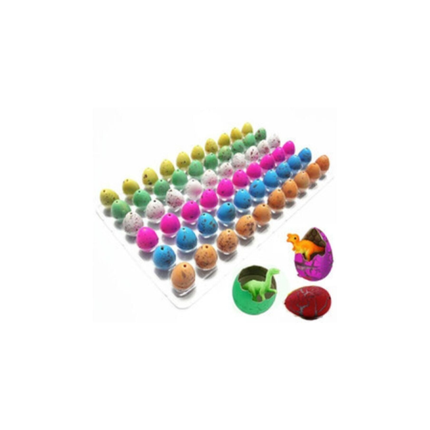 Dinazor Animal Yumurtası Renkli Çatlayan Yumurtalar Ve Büyüyen Hayvanlar 6 Adet Oyuncak